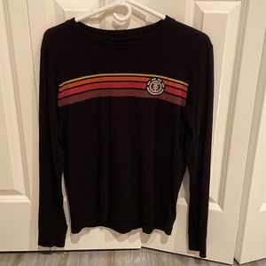 Element Black, red, orange, yellow long Sleeve graphic t-shirt
